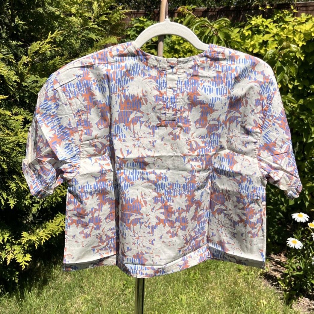 Wildfang The Essential Boxy Top Woodblock Floral - Xs — image 3 of 8